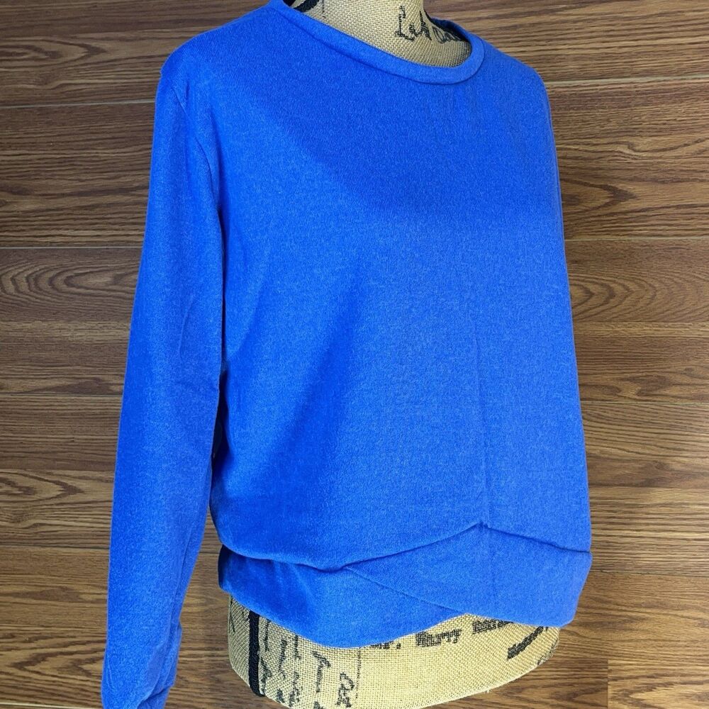 YMI Track  Run blue Long Sleeve Sweatshirt top crew junior  XL